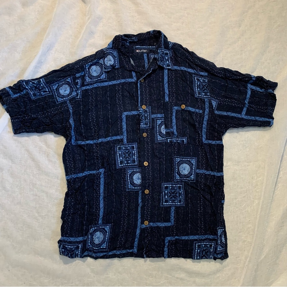 Vintage short sleeve button down